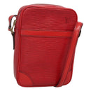 LOUIS VUITTON Epi Danube Shoulder Bag Red M45637 LV Auth 128624-1