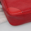 LOUIS VUITTON Epi Danube Shoulder Bag Red M45637 LV Auth 128624-16