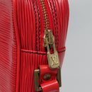 LOUIS VUITTON Epi Danube Shoulder Bag Red M45637 LV Auth 128624-8