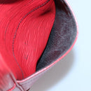LOUIS VUITTON Epi Danube Shoulder Bag Red M45637 LV Auth 128624-11
