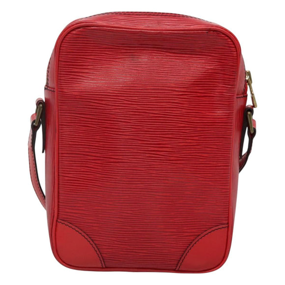 LOUIS VUITTON Epi Danube Shoulder Bag Red M45637 LV Auth 128624