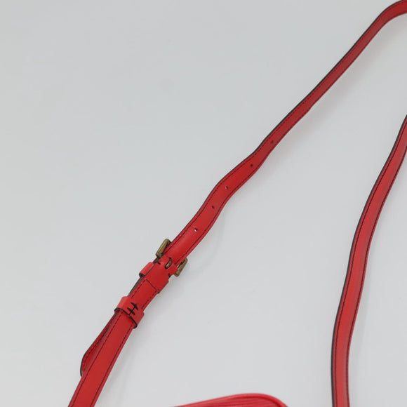 LOUIS VUITTON Epi Danube Shoulder Bag Red M45637 LV Auth 128624