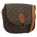 LOUIS VUITTON Monogram Saint Cloud GM Shoulder Bag M51242 LV Auth 128627-1