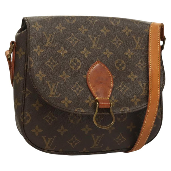 LOUIS VUITTON Monogram Saint Cloud GM Shoulder Bag M51242 LV Auth 128627