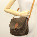LOUIS VUITTON Monogram Saint Cloud GM Shoulder Bag M51242 LV Auth 128627-25
