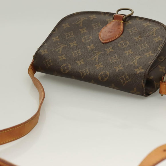 LOUIS VUITTON Monogram Saint Cloud GM Shoulder Bag M51242 LV Auth 128627