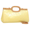 LOUIS VUITTON Monogram Vernis Roxbury Drive Hand Bag Perle M91374 LV Auth 128630-1