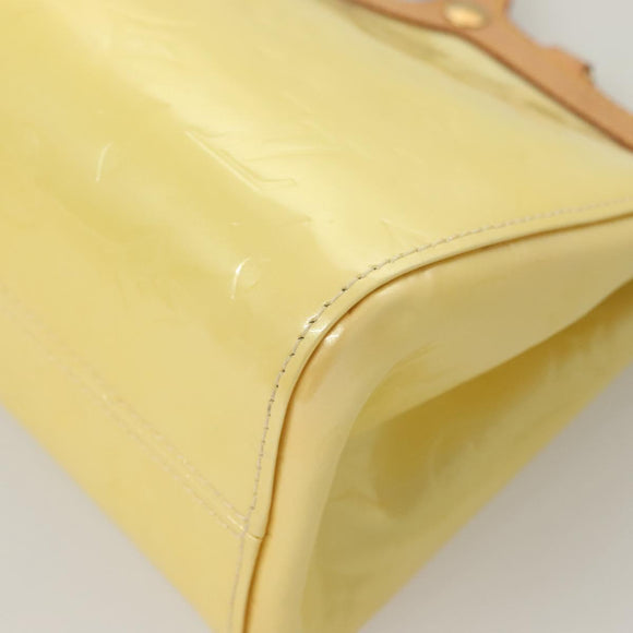 LOUIS VUITTON Monogram Vernis Roxbury Drive Hand Bag Perle M91374 LV Auth 128630