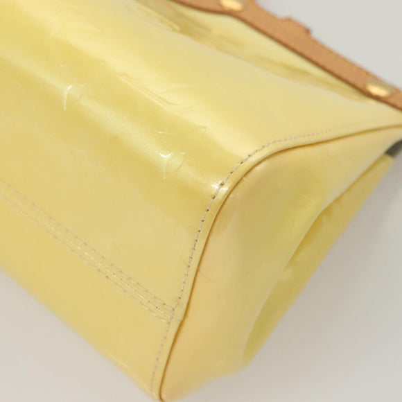 LOUIS VUITTON Monogram Vernis Roxbury Drive Hand Bag Perle M91374 LV Auth 128630