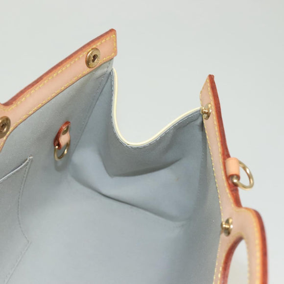 LOUIS VUITTON Monogram Vernis Roxbury Drive Hand Bag Perle M91374 LV Auth 128630