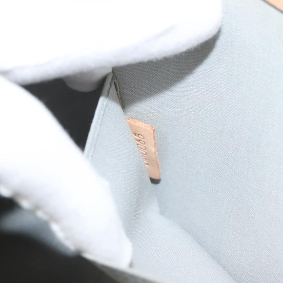 LOUIS VUITTON Monogram Vernis Roxbury Drive Hand Bag Perle M91374 LV Auth 128630