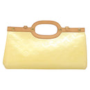 LOUIS VUITTON Monogram Vernis Roxbury Drive Hand Bag Perle M91374 LV Auth 128630-13