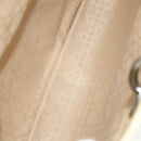 Christian Dior Hand Bag Patent leather 2way Ivory Silver Auth 128638-21