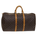 LOUIS VUITTON Monogram Keepall 55 Boston Bag M41424 LV Auth 128652-1