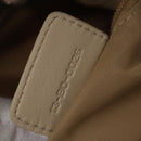 Christian Dior Trotter Canvas Romantic Tote Bag PVC Beige Silver Auth 128666-12