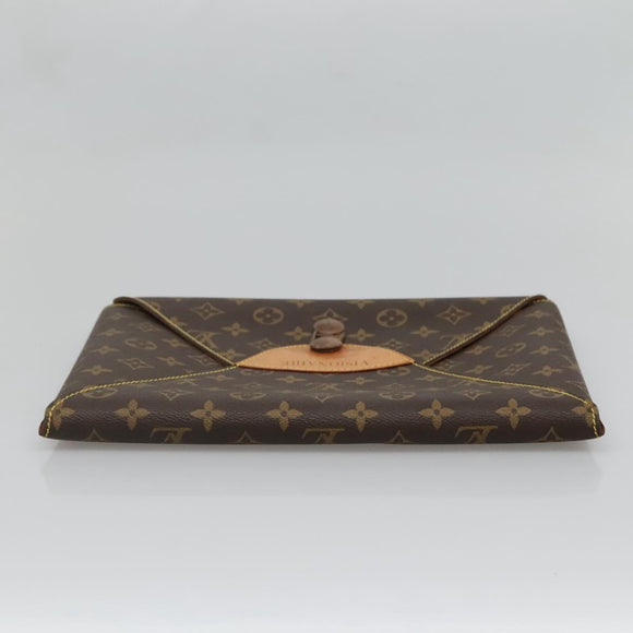 LOUIS VUITTON Monogram Visionaire Briefcase M99045 LV Auth 128672