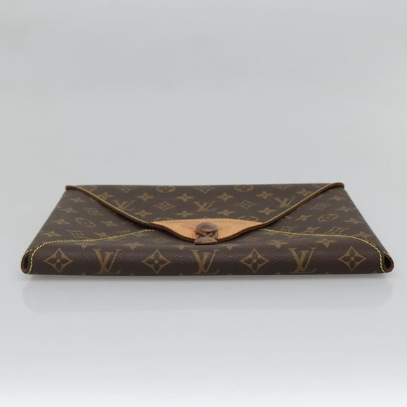 LOUIS VUITTON Monogram Visionaire Briefcase M99045 LV Auth 128672