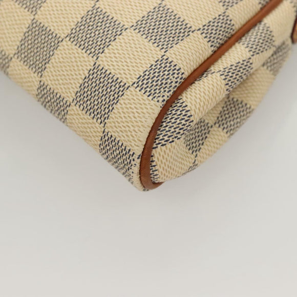 LOUIS VUITTON Damier Azur Eva Shoulder Bag 2way N55214 LV Auth 128674