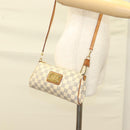 LOUIS VUITTON Damier Azur Eva Shoulder Bag 2way N55214 LV Auth 128674-23