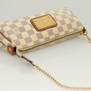 LOUIS VUITTON Damier Azur Eva Shoulder Bag 2way N55214 LV Auth 128674-6