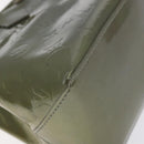 LOUIS VUITTON Monogram Vernis Wilshire PM Bag Gris Art Deco M91627 Auth 128675-14