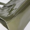 LOUIS VUITTON Monogram Vernis Wilshire PM Bag Gris Art Deco M91627 Auth 128675-16