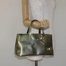 LOUIS VUITTON Monogram Vernis Wilshire PM Bag Gris Art Deco M91627 Auth 128675-21