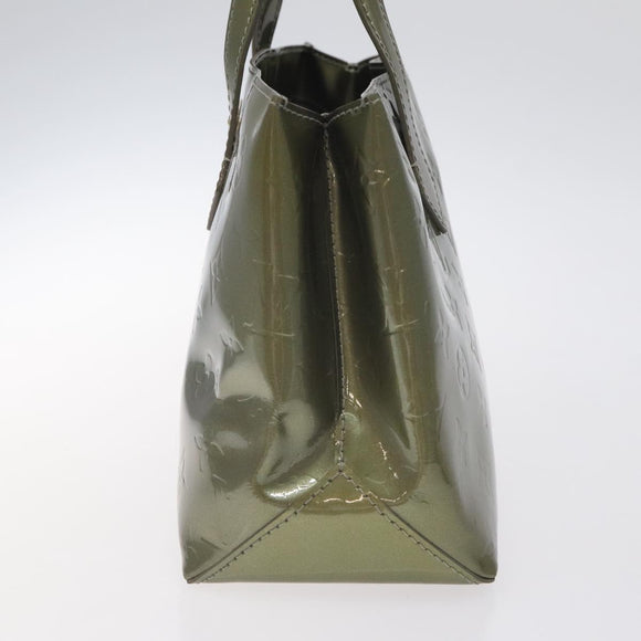 LOUIS VUITTON Monogram Vernis Wilshire PM Bag Gris Art Deco M91627 Auth 128675