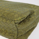 BOTTEGA VENETA INTRECCIATO Shoulder Bag Nylon Green Auth 128679-15