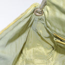 BOTTEGA VENETA INTRECCIATO Shoulder Bag Nylon Green Auth 128679-19