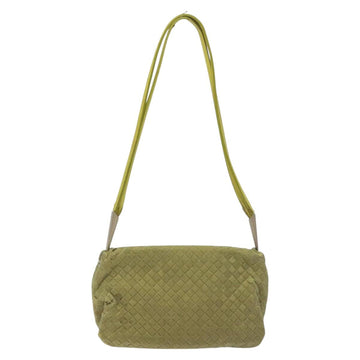 BOTTEGA VENETA INTRECCIATO Shoulder Bag Nylon Green Auth 128679 - 0