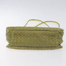BOTTEGA VENETA INTRECCIATO Shoulder Bag Nylon Green Auth 128679-5