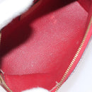 LOUIS VUITTON Vernis Pochette Cosmetic PM Rouge Grunadine M91746 LV Auth 128683-10