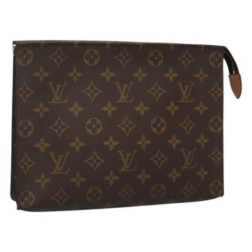 LOUIS VUITTON Monogram Poche Toilette 26 Pouch M47542 LV Auth 128687