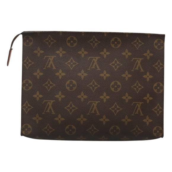 LOUIS VUITTON Monogram Poche Toilette 26 Pouch M47542 LV Auth 128687