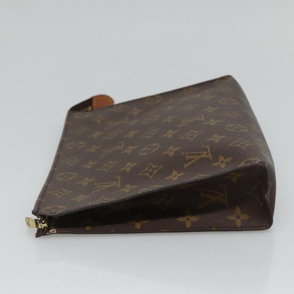 LOUIS VUITTON Monogram Poche Toilette 26 Pouch M47542 LV Auth 128687