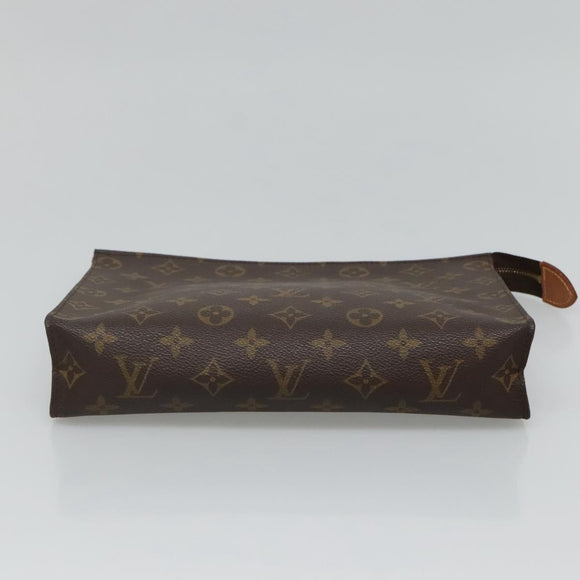 LOUIS VUITTON Monogram Poche Toilette 26 Pouch M47542 LV Auth 128687
