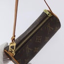 LOUIS VUITTON Monogram Papillon Pouch LV Auth 128696-6