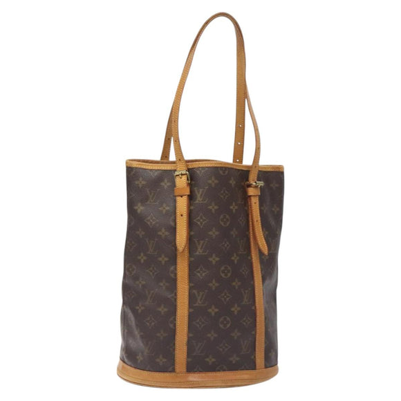LOUIS VUITTON Monogram Bucket GM Shoulder Bag M42236 LV Auth 128702