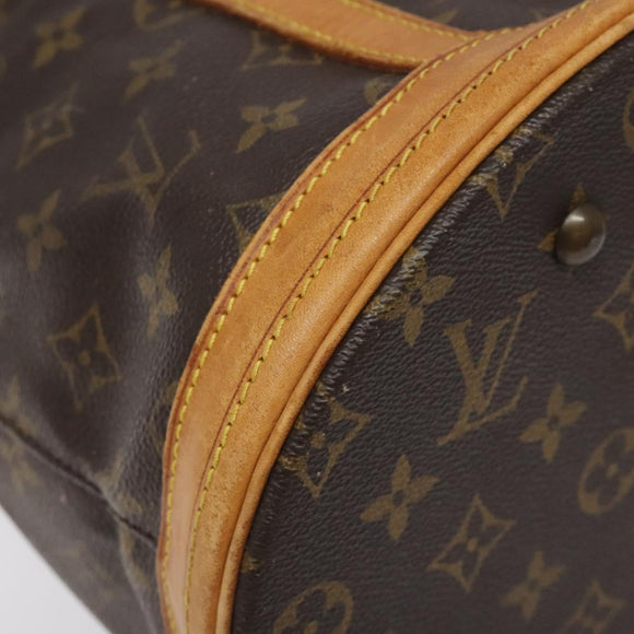 LOUIS VUITTON Monogram Bucket GM Shoulder Bag M42236 LV Auth 128702