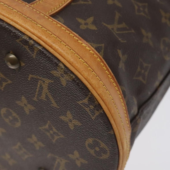 LOUIS VUITTON Monogram Bucket GM Shoulder Bag M42236 LV Auth 128702