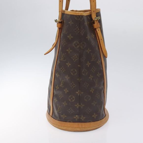 LOUIS VUITTON Monogram Bucket GM Shoulder Bag M42236 LV Auth 128702