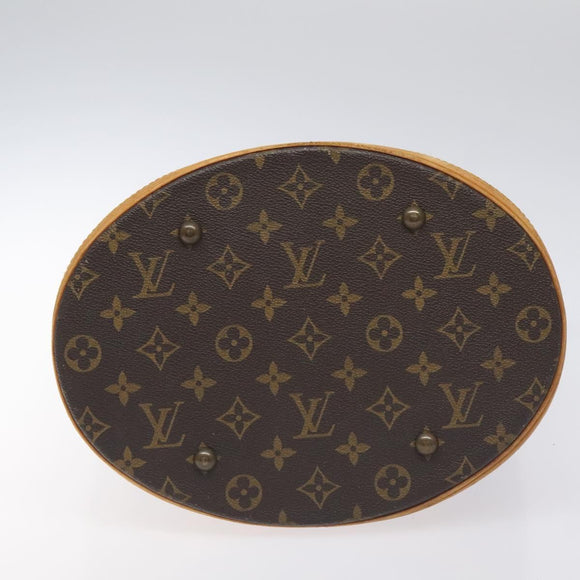 LOUIS VUITTON Monogram Bucket GM Shoulder Bag M42236 LV Auth 128702