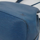 LOUIS VUITTON Epi Petit Noe Shoulder Bag Blue M44105 LV Auth 128706-9