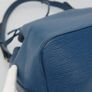 LOUIS VUITTON Epi Petit Noe Shoulder Bag Blue M44105 LV Auth 128706-14