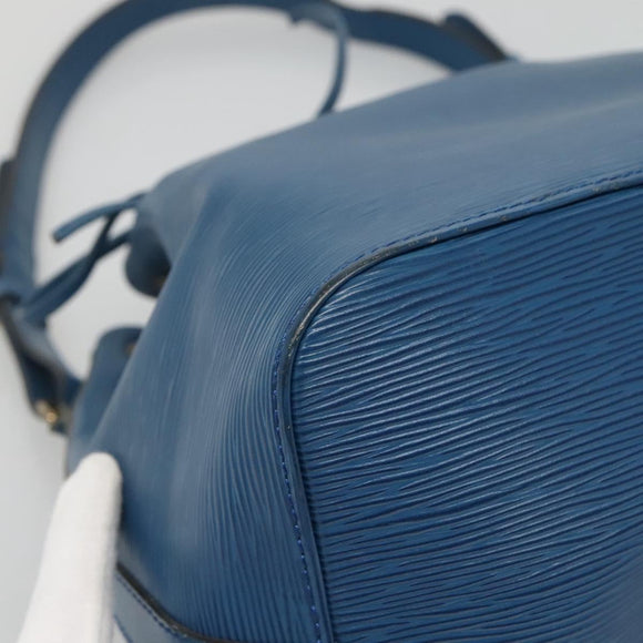 LOUIS VUITTON Epi Petit Noe Shoulder Bag Blue M44105 LV Auth 128706