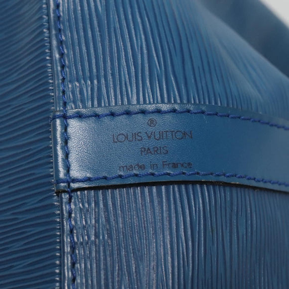 LOUIS VUITTON Epi Petit Noe Shoulder Bag Blue M44105 LV Auth 128706