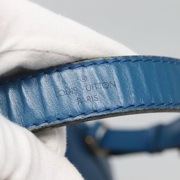 LOUIS VUITTON Epi Petit Noe Shoulder Bag Blue M44105 LV Auth 128706