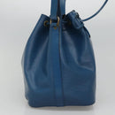 LOUIS VUITTON Epi Petit Noe Shoulder Bag Blue M44105 LV Auth 128706-3