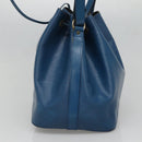 LOUIS VUITTON Epi Petit Noe Shoulder Bag Blue M44105 LV Auth 128706-4